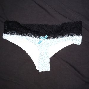 Blue and White Cheetah Cheeky